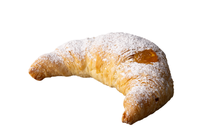 Croissant mit Aprikosen Marmelade